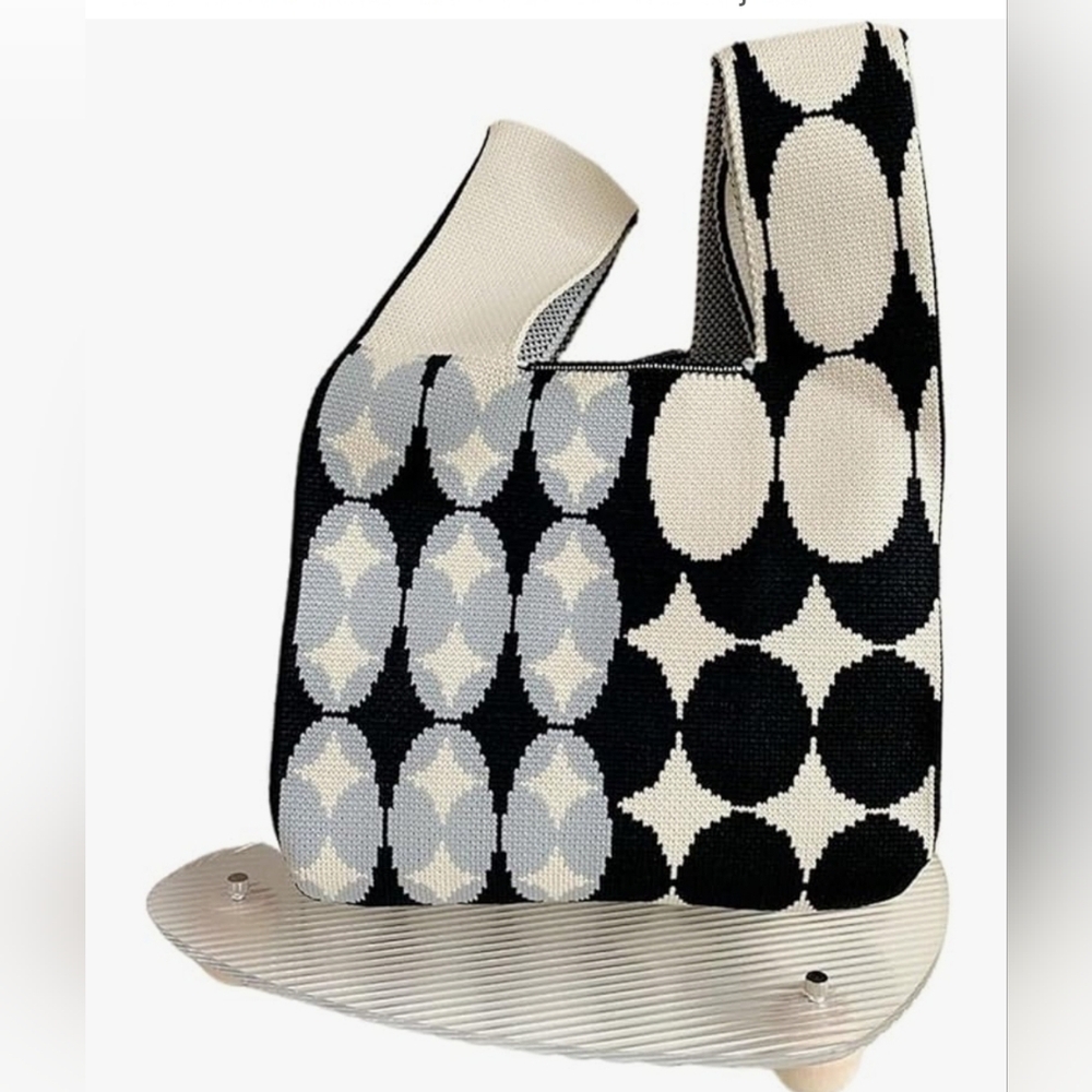 2 Knitted Wristlet Bags